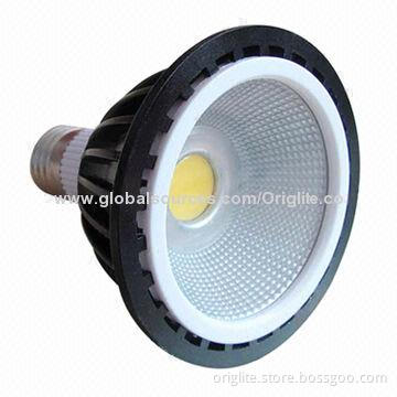 LED Spotlight Bulb, 15W PAR38, Lifud Power, Bridgelux Chip, COB LED, 3-year Warranty/E27/High Polish